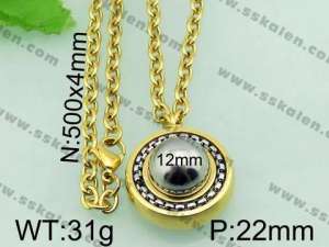 Stainless Steel Gold-plating Pendant  - KP41882-Z