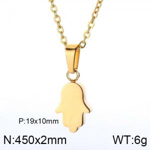 Stainless Steel Gold-plating Pendant - KP42452-K