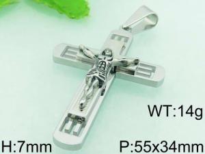 Stainless Steel Cross Pendant - KP42820-KL