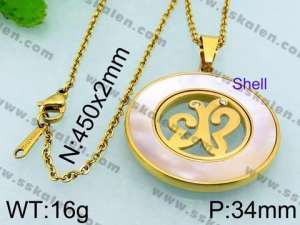 Stainless Steel Gold-plating Pendant - KP44236-K