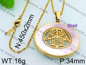 Stainless Steel Gold-plating Pendant - KP44237-K