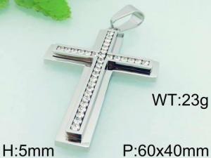 Stainless Steel Cross Pendant - KP44248-THX