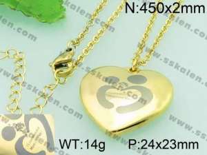 Stainless Steel Gold-plating Pendant - KP44447-Z