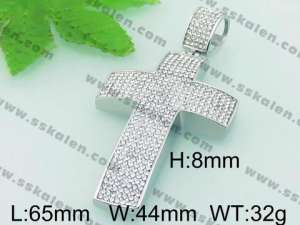 Stainless Steel Cross Pendant - KP44762-L