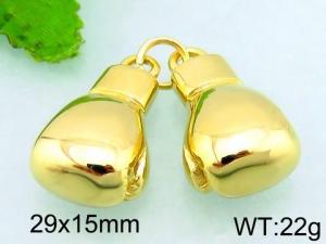 Stainless Steel Gold-plating Pendant - KP44973-THX