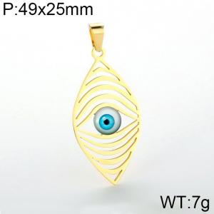 Stainless Steel Gold-plating Pendant - KP45172-K