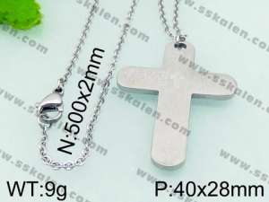 Stainless Steel Cross Pendant - KP45344-Z