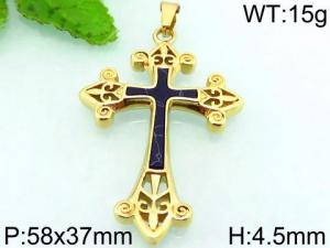 Stainless Steel Cross Pendant - KP45758-THX