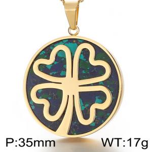 Stainless Steel Gold-plating Pendant - KP45935-K