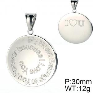 Stainless Steel Popular Pendant - KP46434-K