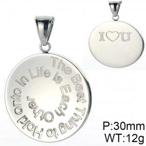 Stainless Steel Popular Pendant - KP46436-K