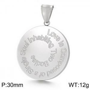 Stainless Steel Popular Pendant - KP46437-K