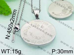 Stainless Steel Popular Pendant - KP46447-K