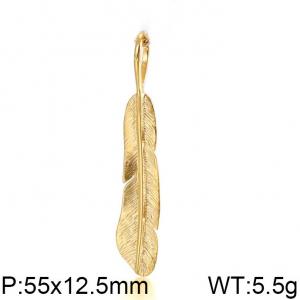 Stainless Steel Gold-plating Pendant - KP47521-BD