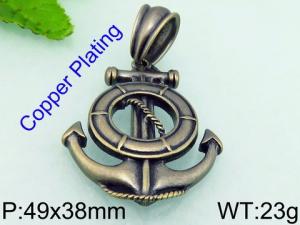 SS Copper-plating Pendants - KP48772-BD