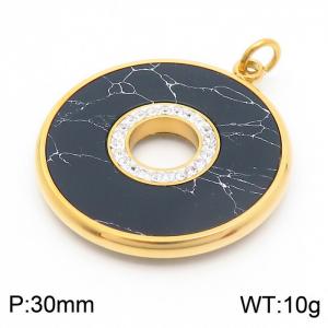 Stainless Steel Gold-plating Pendant - KP50286-K