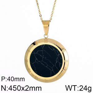 Stainless Steel Gold-plating Pendant - KP50659-K