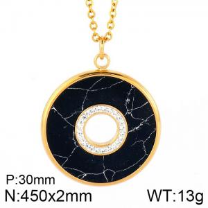 Stainless Steel Gold-plating Pendant - KP50674-K