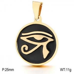 Stainless Steel Gold-plating Pendant - KP51104-K