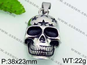 Stainless Skull Pendants - KP52685-OT