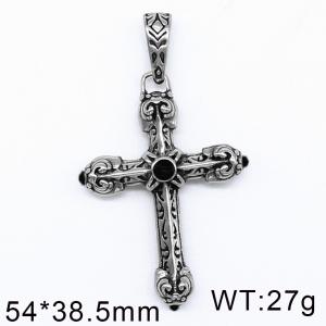 Stainless Steel Cross Pendant - KP52937-JE