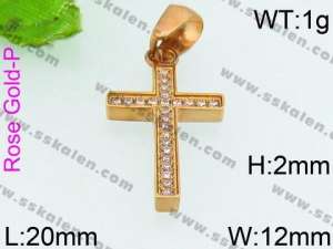 Stainless Steel Cross Pendant - KP52946-JE