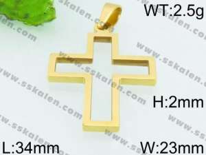 Stainless Steel Cross Pendant - KP52962-JE