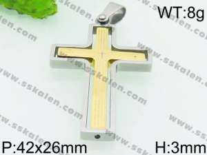 Stainless Steel Cross Pendant - KP52972-JE