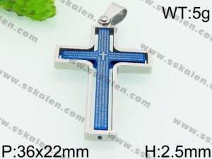 Stainless Steel Cross Pendant - KP52973-JE