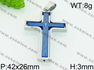 Stainless Steel Cross Pendant - KP52974-JE