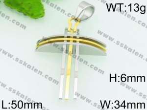 Stainless Steel Cross Pendant - KP52979-JE