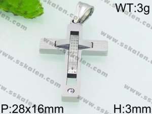 Stainless Steel Cross Pendant - KP53017-JE