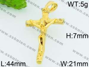 Stainless Steel Cross Pendant - KP53044-JE