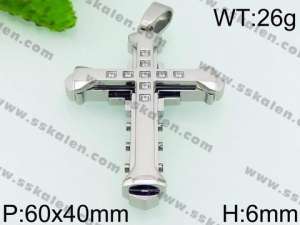 Stainless Steel Cross Pendant - KP53407-JE