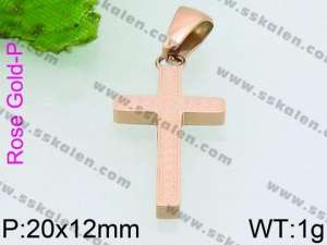 Stainless Steel Cross Pendant - KP53425-JE