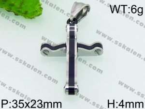 Stainless Steel Cross Pendant - KP53521-JE