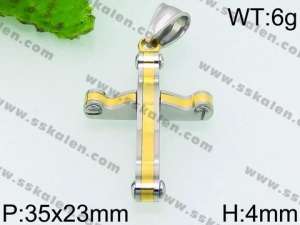 Stainless Steel Cross Pendant - KP53522-JE