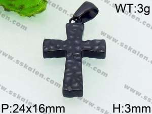 Stainless Steel Cross Pendant - KP53546-JE