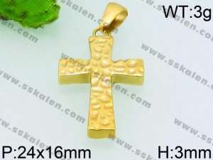 Stainless Steel Cross Pendant - KP53548-JE