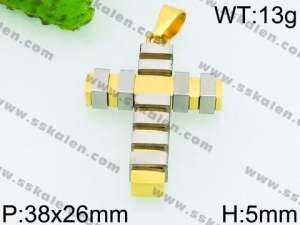 Stainless Steel Cross Pendant - KP53559-JE