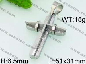 Stainless Steel Cross Pendant - KP53656-JE