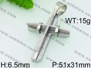 Stainless Steel Cross Pendant - KP53656-JE