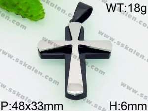 Stainless Steel Cross Pendant - KP53680-JE