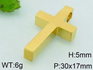 Stainless Steel Cross Pendant - KP54089-HR