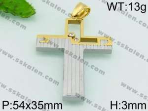 Stainless Steel Cross Pendant - KP54274-JE