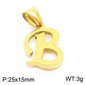 Stainless Steel Gold-plating Pendant - KP54480-CD