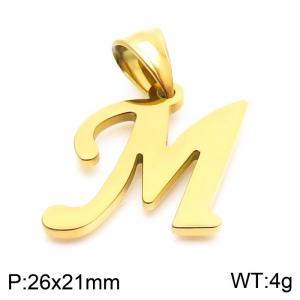 Stainless Steel Gold-plating Pendant - KP54491-CD