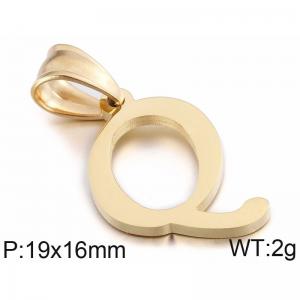 Stainless Steel Gold-plating Pendant - KP54495-CD