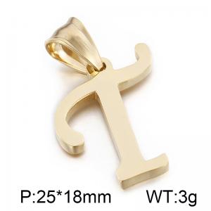 Stainless Steel Gold-plating Pendant - KP54498-CD