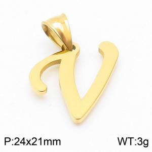 Stainless Steel Gold-plating Pendant - KP54500-CD